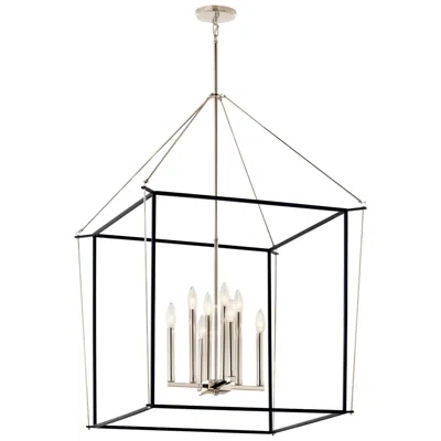 Kichler Eisley 28 1/4"w Polished Nickel Foyer Pendant Light