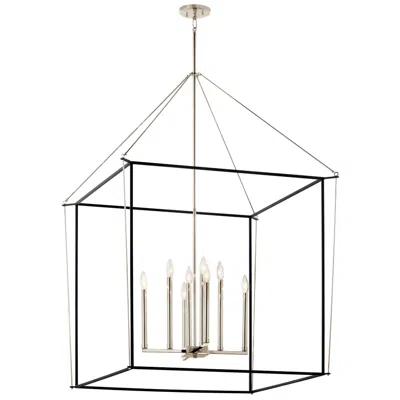 Kichler Eisley Polished Nickel Foyer Pendant 8lt