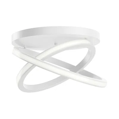 Kichler Elan Caputo White Flush Mount