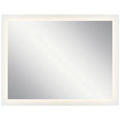 Kichler Elan Edge-lit Etched Glass 54" X 42" Led Wall Mirror