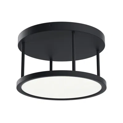 Kichler Elan Lavi Matte Black Semi-flush