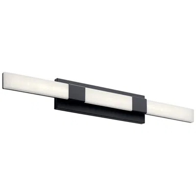 Kichler Elan Neltev Matte Black Linear Bath 36in Led