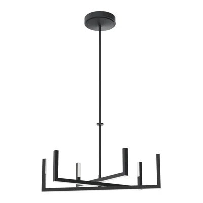 Kichler Elan Priam Matte Black Led Chandelier