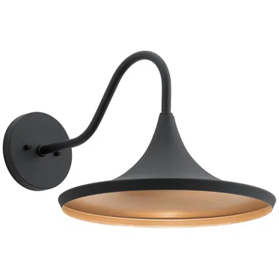 Kichler Elias 11 1/2"h Texture Black Led Outdoor Wall Light