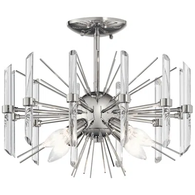 Kichler Eris 16" Wide Modern Crystal Ceiling Light