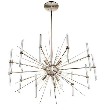 Kichler Eris 30" Wide Polished Nickel 8-light Chandelier