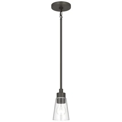 Kichler Erma 4" 1-light Mini Pendant With Clear Glass In Olde Bronze