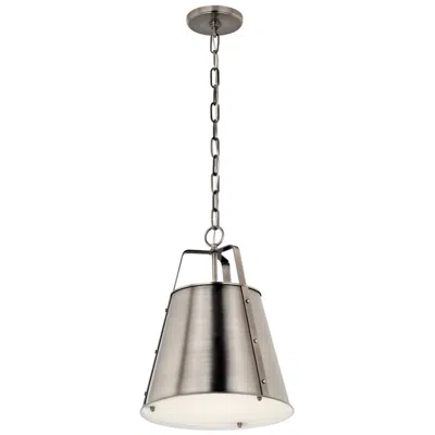 Kichler Etcher 13" Wide Classic Pewter Finish Pendant Light
