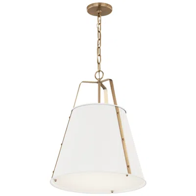 Kichler Etcher 18" Wide 2-light Modern White Pendant Light