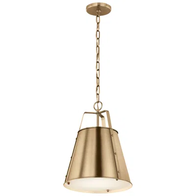 Kichler Etcher Champagne Bronze Pendant 1lt