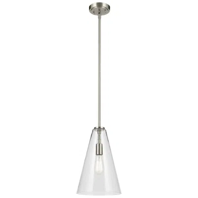 Kichler Everly 10 1/4" Wide Brushed Nickel Mini Pendant