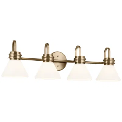 Kichler Farum 34" Wide Champagne Bronze 4-light Bath Light