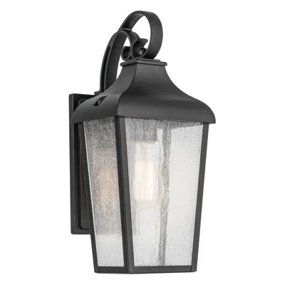 Kichler Forestdale 14 3/4"h Texture Black Outdoor Wall Light