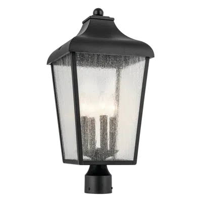 Kichler Forestdale 21.75" 4-light Outdoor Post Light In Textured Black