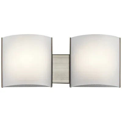 Kichler Georgian 6" High Brushed Nickel 2-led Wall Sconce