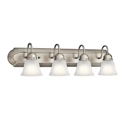 Kichler Gibbons 30" Wide Brushed Nickel 4-light Bath Light