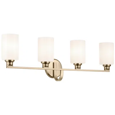 Kichler Gioe 32 1/4" Wide Champagne Bronze 4-light Vanity Bath Light