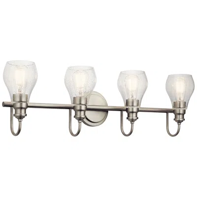 Kichler Greenbrier 4 Light Vanity Light Nickel