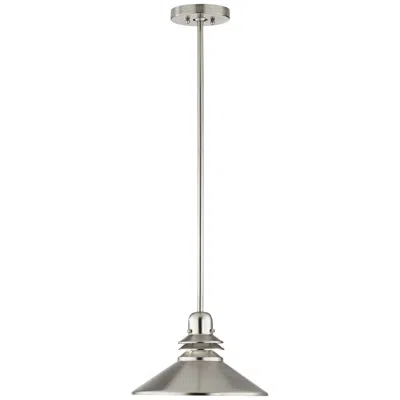 Kichler Grenoble 11" Wide Brushed Nickel 1-light Modern Mini Pendant