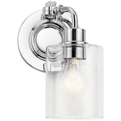 Kichler Gunnison 10" High Chrome Metal Wall Sconce