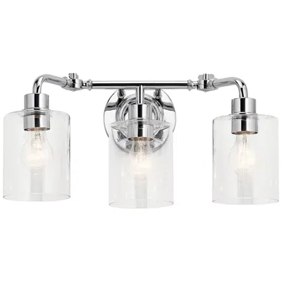 Kichler Gunnison 24" Wide Chrome 3-light Bath Light