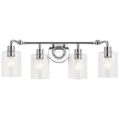 Kichler Gunnison 33 3/4" Wide Chrome 4-light Bath Light