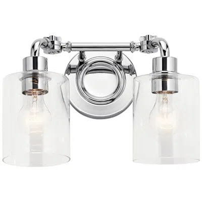 Kichler Gunnison 9 3/4" High Chrome 2-light Wall Sconce