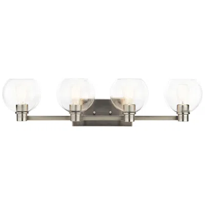 Kichler Harmony 33 1/2"w Brushed Nickel 4-light Bath Light