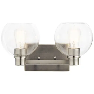 Kichler Harmony 8 1/4"h Brushed Nickel 2-light Wall Sconce