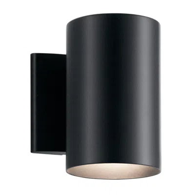 Kichler Harper 7" High Black Outdoor Wall Light
