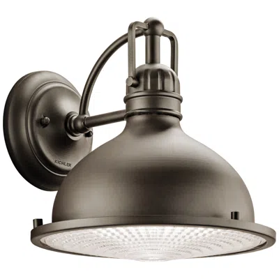Kichler Hatteras Bay 10 1/4" High Bronze Outdoor Barn Wall Light