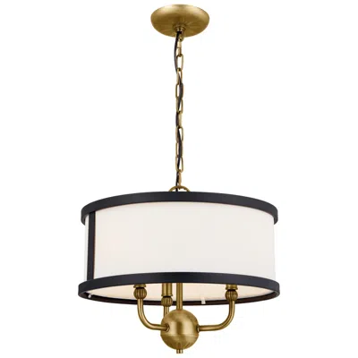 Kichler Heddle 15 1/2" Wide Natural Brass Pendant Light