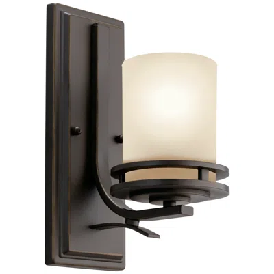 Kichler Hendrik 12"h Olde Bronze Wall Sconce W/ Umber Glass