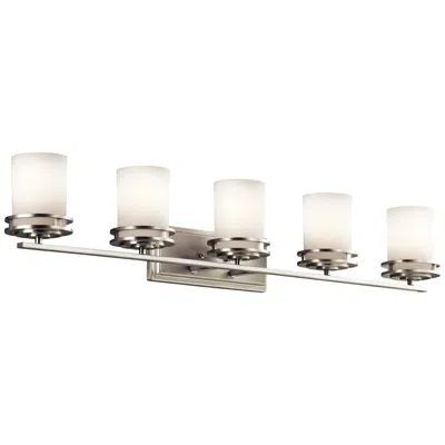 Kichler Hendrik 43" Wide Brushed Nickel 5-light Bath Light