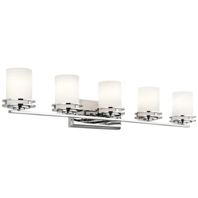 Kichler Hendrik 43" Wide Polished Chrome Bath Light