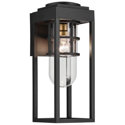 Kichler Hone 18" High Black Rectangular Outdoor Wall Light