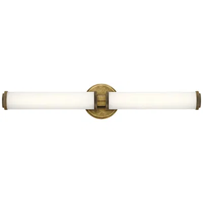 Kichler Indeco 27" Wide Modern Natural Brass 2-led Wall Sconce In Gold