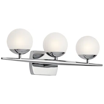Kichler Jasper 24 1/2" Wide Chrome 3-light Bath Light