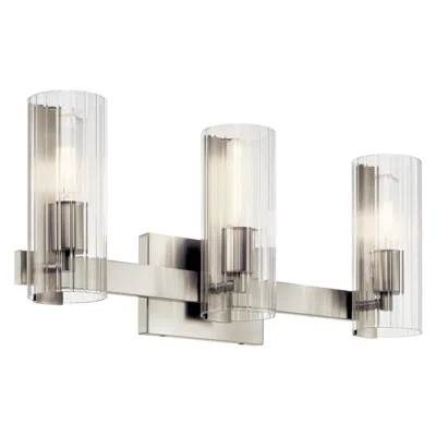 Kichler Jemsa 22 3/4" Wide Brushed Nickel 3-light Bath Light