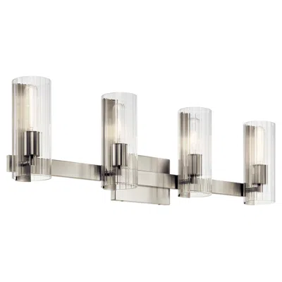 Kichler Jemsa 32" Wide Brushed Nickel 4-light Bath Light