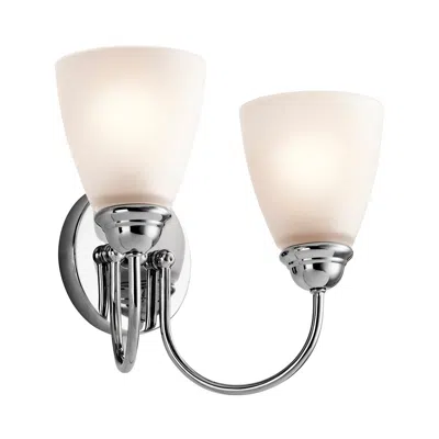 Kichler Jolie Chrome Bath 2lt