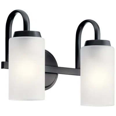 Kichler Kennewick 9 3/4" High Black 2-light Wall Sconce