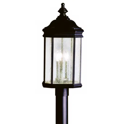Kichler Kirkwood Black Finish 23 1/2" High Outdoor Post Light