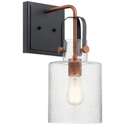 Kichler Kitner Antique Copper Wall Sconce 1lt