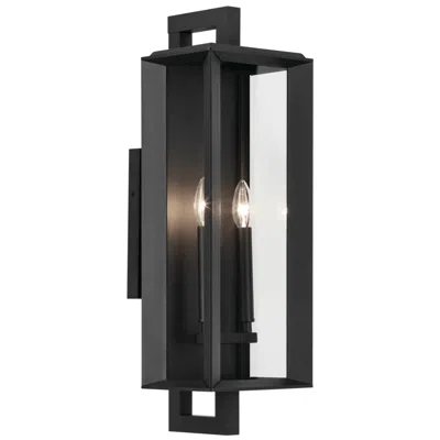 Kichler Kroft 24"h Textured Black 2-light Outdoor Wall Light
