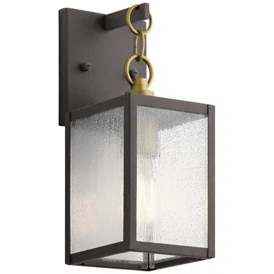 Kichler Lahden 16 3/4"h Weathered Zinc Outdoor Wall Light