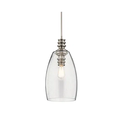 Kichler Lakum 10" Wide Classic Pewter Mini Pendant