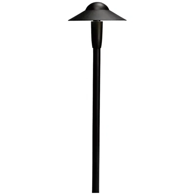 Kichler Landscape 22"h 3000k Led Black 6" Dome Path Light