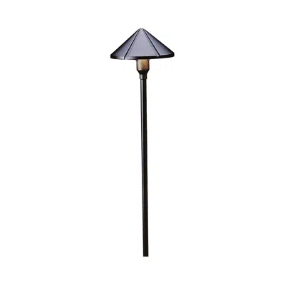 Kichler Landscape Ridged 22"h Black 2700k Led Path Light