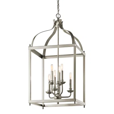 Kichler Larkin 18" Wide Brushed Nickel 6-light Foyer Pendant